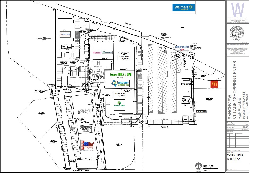 105 Speer St, Azle, TX en alquiler Plano del sitio- Imagen 1 de 1