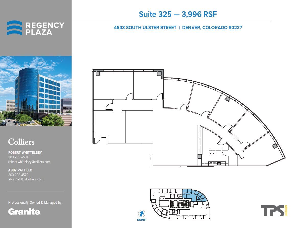 4643 S Ulster St, Denver, CO en alquiler Plano de la planta- Imagen 1 de 1