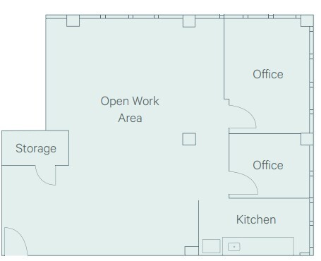 11520 100 Av NW, Edmonton, AB T5K 0J7 - Unidad 210 -  - Plano de la planta - Image 1 of 1