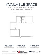 1305 Remington Rd, Schaumburg, IL en alquiler Plano del sitio- Imagen 1 de 1