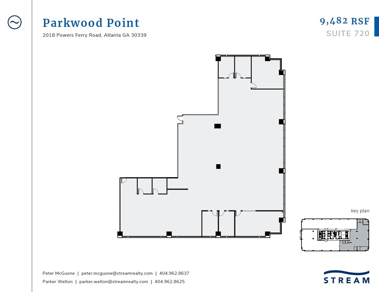 2018 Powers Ferry Rd SE, Atlanta, GA en alquiler Plano de la planta- Imagen 1 de 1