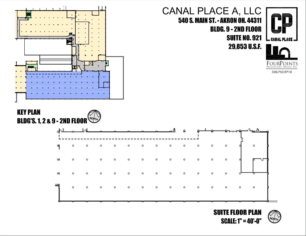 540 S Main St, Akron, OH en alquiler Plano de la planta- Imagen 1 de 1