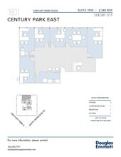 1801 Century Park E, Los Angeles, CA en alquiler Plano de la planta- Imagen 2 de 2