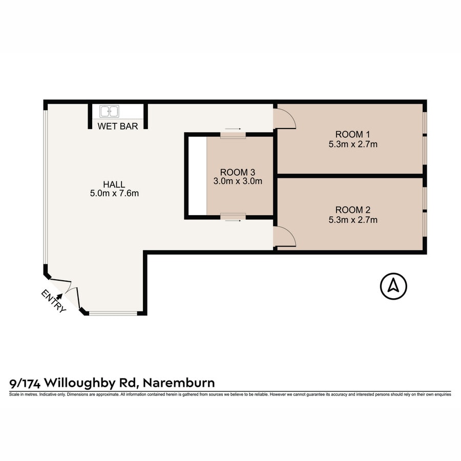 174 Willoughby Rd, Naremburn, NSW 2065 - Unidad 9 -  - Plano de la planta - Image 2 of 7