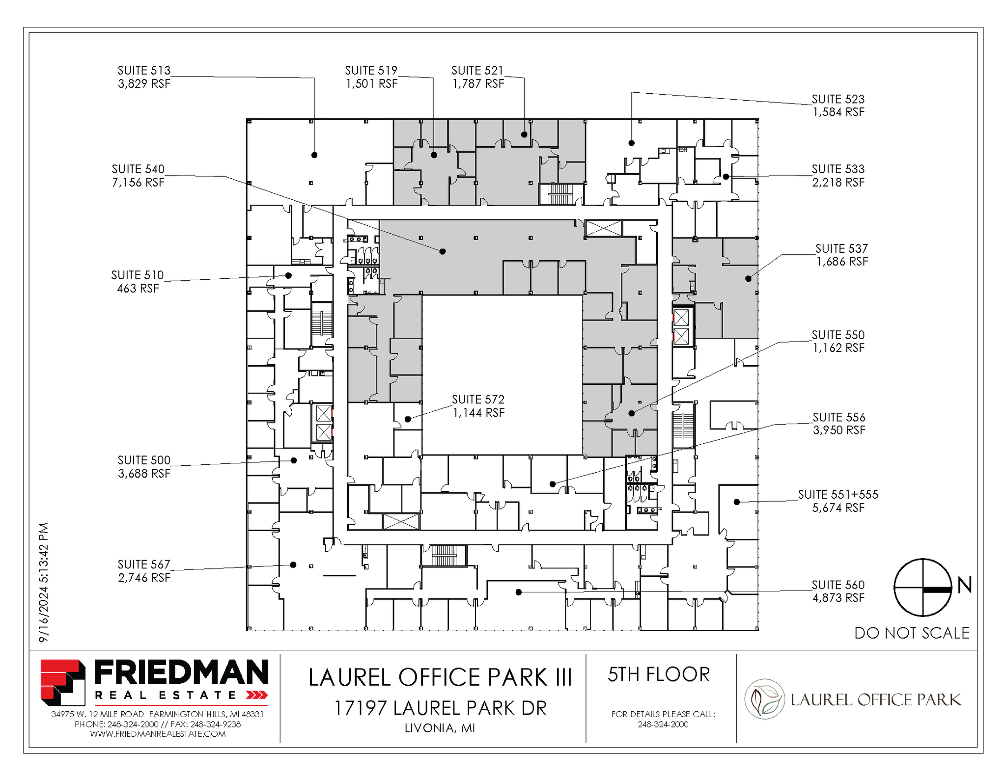 17197 N Laurel Park Dr, Livonia, MI en alquiler Plano de la planta- Imagen 1 de 1