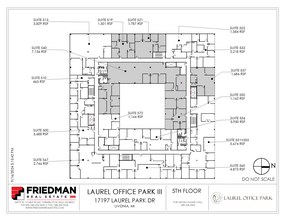 17197 N Laurel Park Dr, Livonia, MI en alquiler Plano de la planta- Imagen 2 de 2