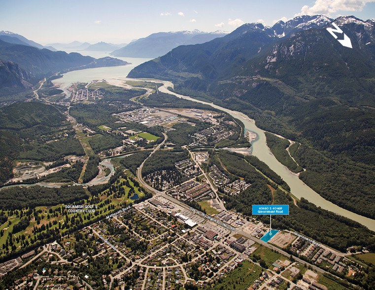 40460 Government Rd, Squamish, BC en venta - Vista aérea - Imagen 3 de 7