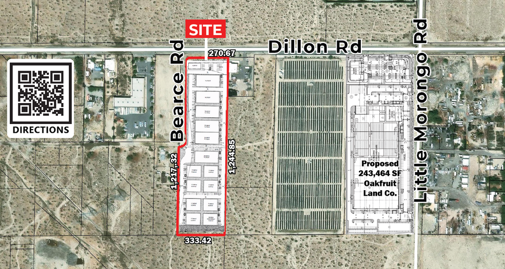 Dillon Rd, Desert Hot Springs, CA en venta - Plano del sitio - Imagen 3 de 3