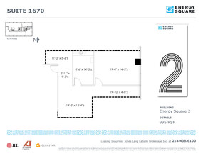 6688 N Central Expy, Dallas, TX en alquiler Plano de la planta- Imagen 1 de 1