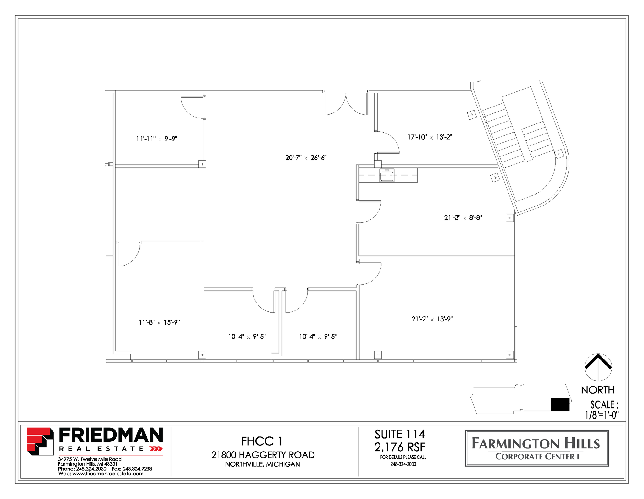 21800 Haggerty Rd, Northville, MI en alquiler Plano de la planta- Imagen 1 de 1