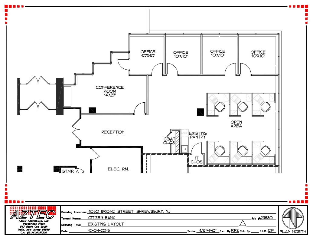 1030 Broad St, Shrewsbury, NJ en alquiler Plano de la planta- Imagen 1 de 1