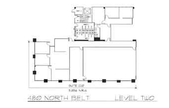 480 N Sam Houston Pky E, Houston, TX en alquiler Plano de la planta- Imagen 1 de 1