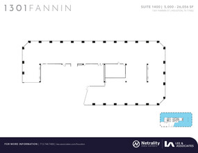 1301 Fannin St, Houston, TX en alquiler Plano de la planta- Imagen 2 de 2