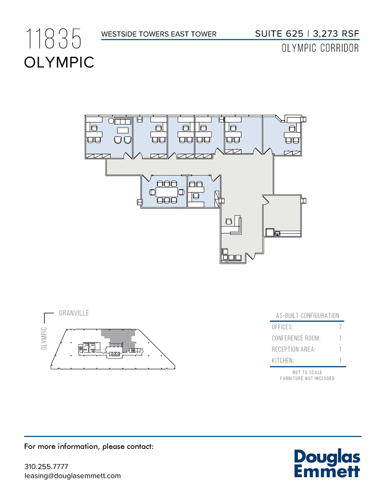 11845 W Olympic Blvd, Los Angeles, CA en alquiler Plano de la planta- Imagen 1 de 1