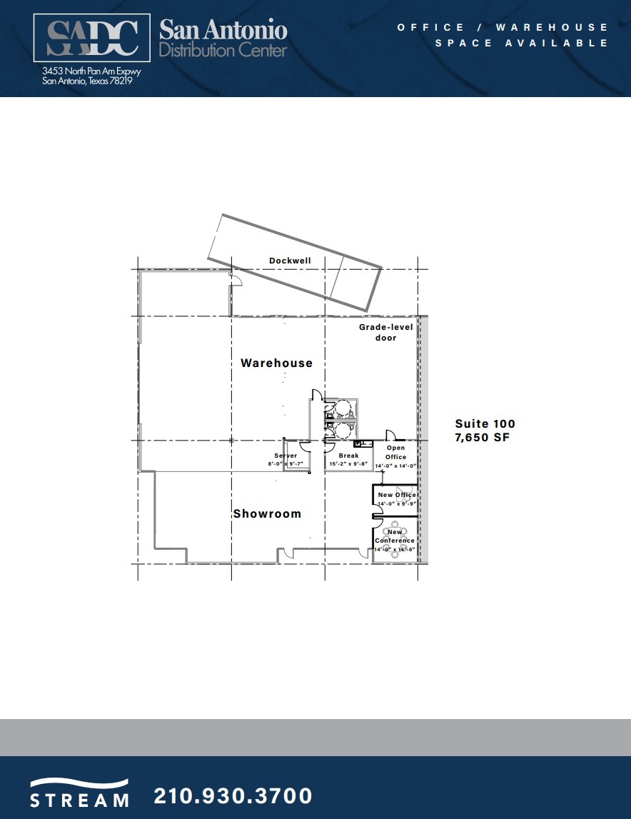 3453 IH-35 N, San Antonio, TX en alquiler Plano de la planta- Imagen 1 de 1