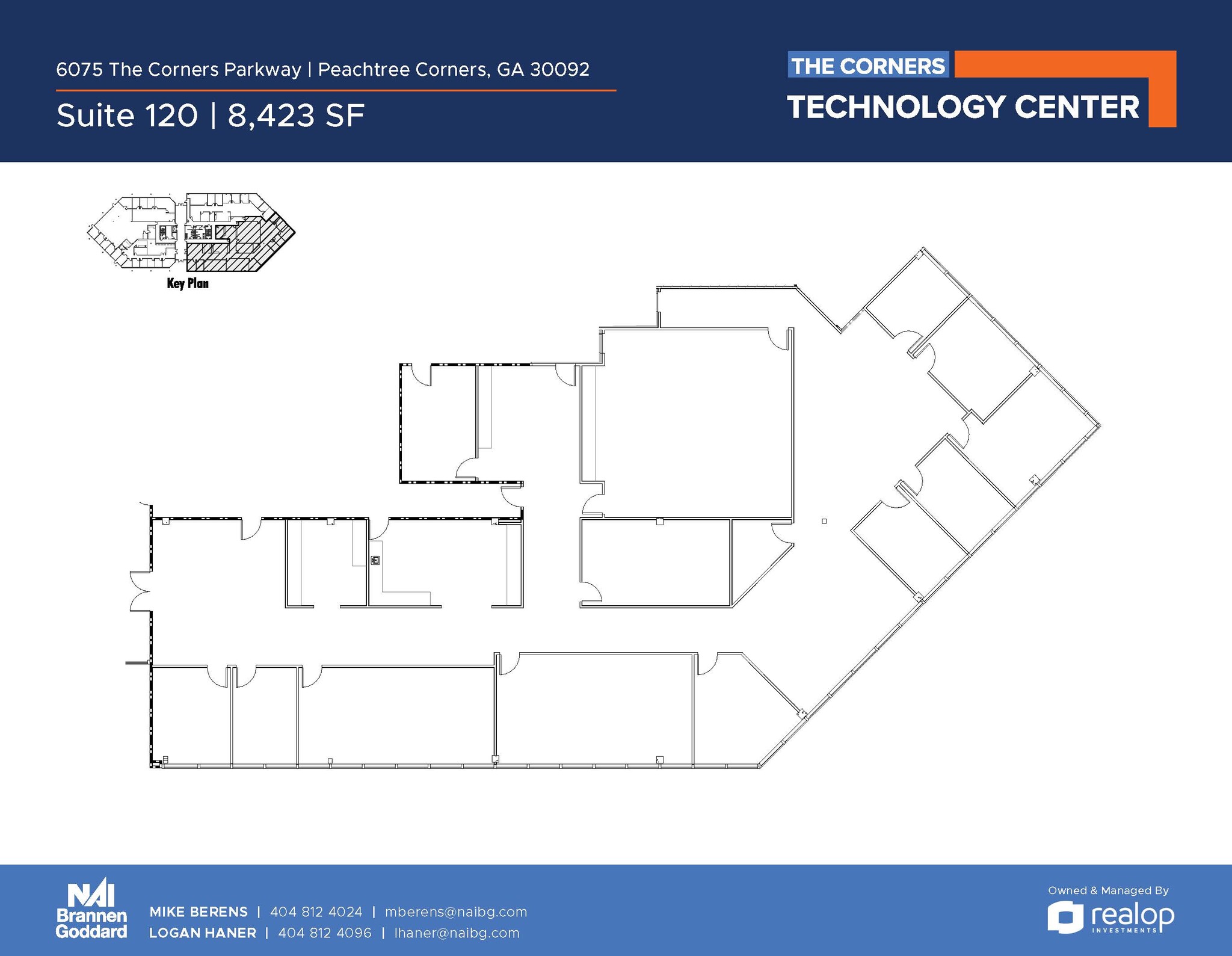 6075 The Corners Pky, Peachtree Corners, GA en alquiler Plano de la planta- Imagen 1 de 1