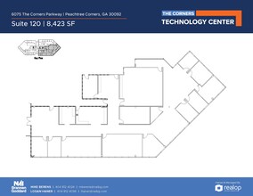 6075 The Corners Pky, Peachtree Corners, GA en alquiler Plano de la planta- Imagen 1 de 1