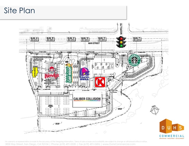 750 Main St, Chula Vista, CA en alquiler - Plano del sitio - Imagen 2 de 4