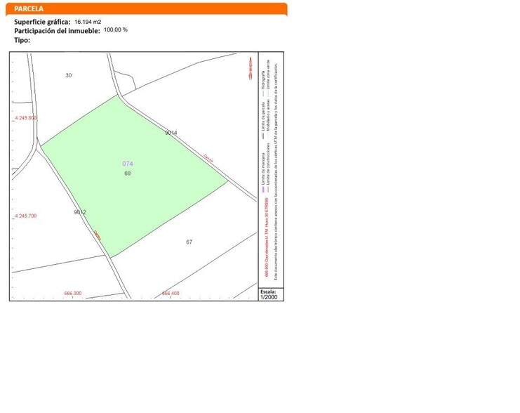 Aldea Cañada del Trigo, Jumilla, Murcia en venta - Plano de la planta - Imagen 2 de 5