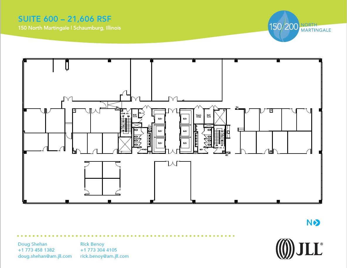 150 N Martingale Rd, Schaumburg, IL en alquiler Plano de la planta- Imagen 1 de 1