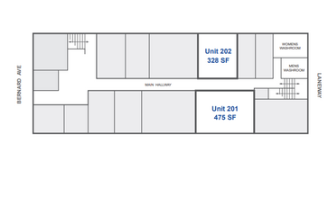 285 Bernard Av, Kelowna, BC en alquiler Plano de la planta- Imagen 1 de 8