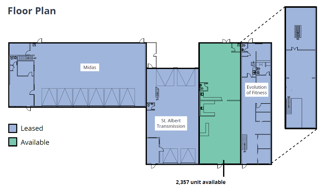 28-30 Muir Dr, St. Albert, AB en alquiler Plano de la planta- Imagen 1 de 1