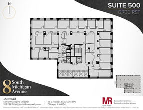 8 S Michigan Ave, Chicago, IL en alquiler Plano de la planta- Imagen 1 de 11