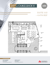 2325 E Camelback Rd, Phoenix, AZ en alquiler Plano de la planta- Imagen 1 de 5