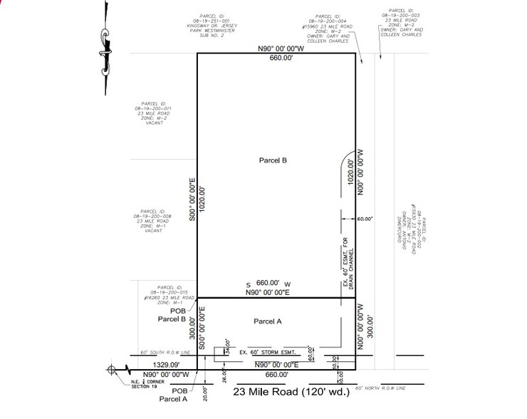 23 Mile Rd, Macomb Township, MI en venta - Plano del sitio - Imagen 2 de 3