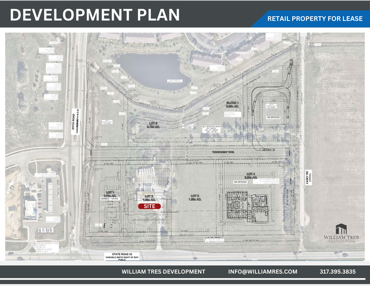 SR 32 and Ditch Road, Westfield, IN en alquiler - Plano de solar - Imagen 3 de 8