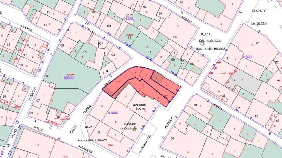 Calle Juan Rhodes, 4, Cabanillas del Campo, Guadalajara en venta - Plano de solar - Imagen 2 de 2