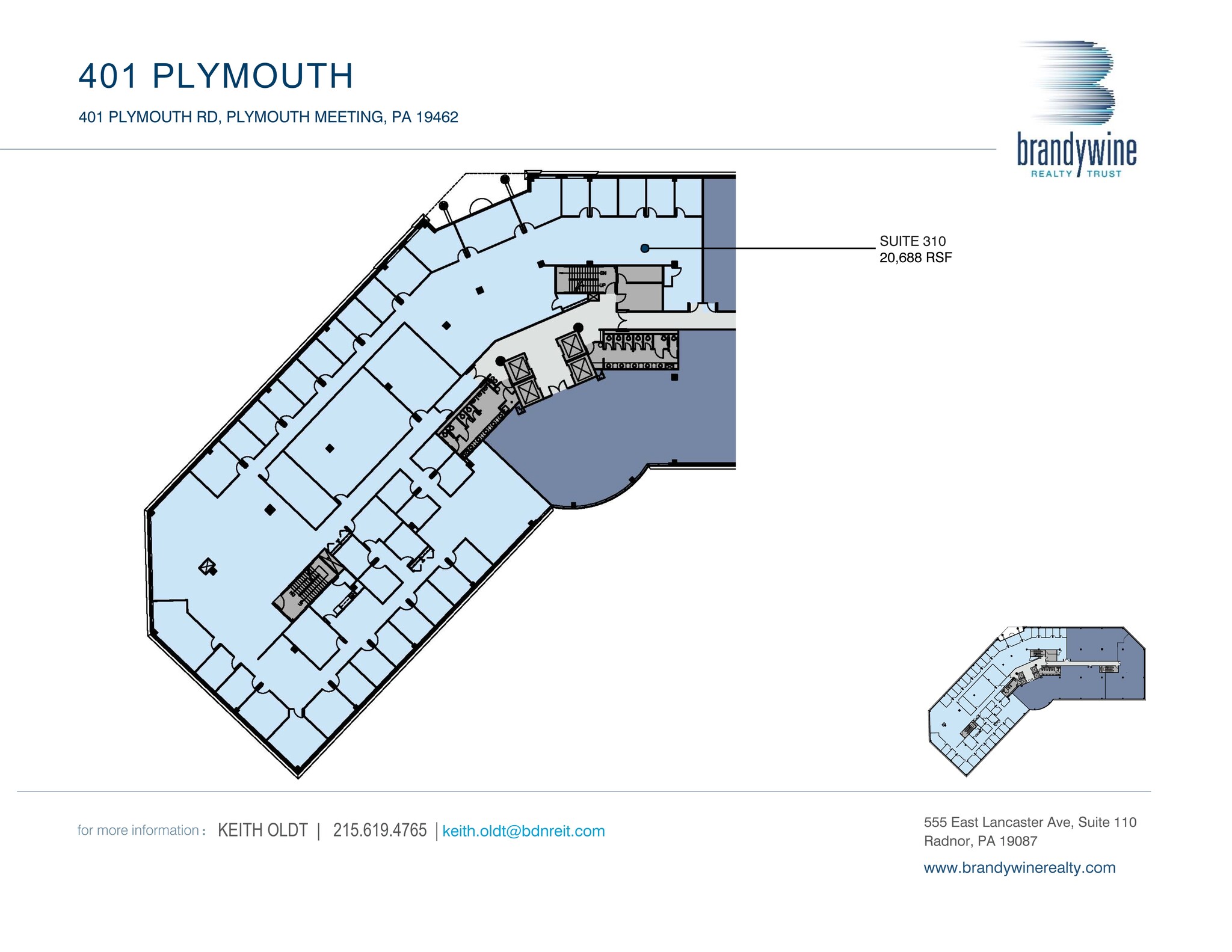 401 Plymouth Rd, Plymouth Meeting, PA en alquiler Plano del sitio- Imagen 1 de 1