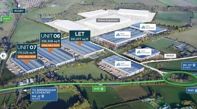 Coventry Rd, Rugby en alquiler Vista aérea- Imagen 2 de 12