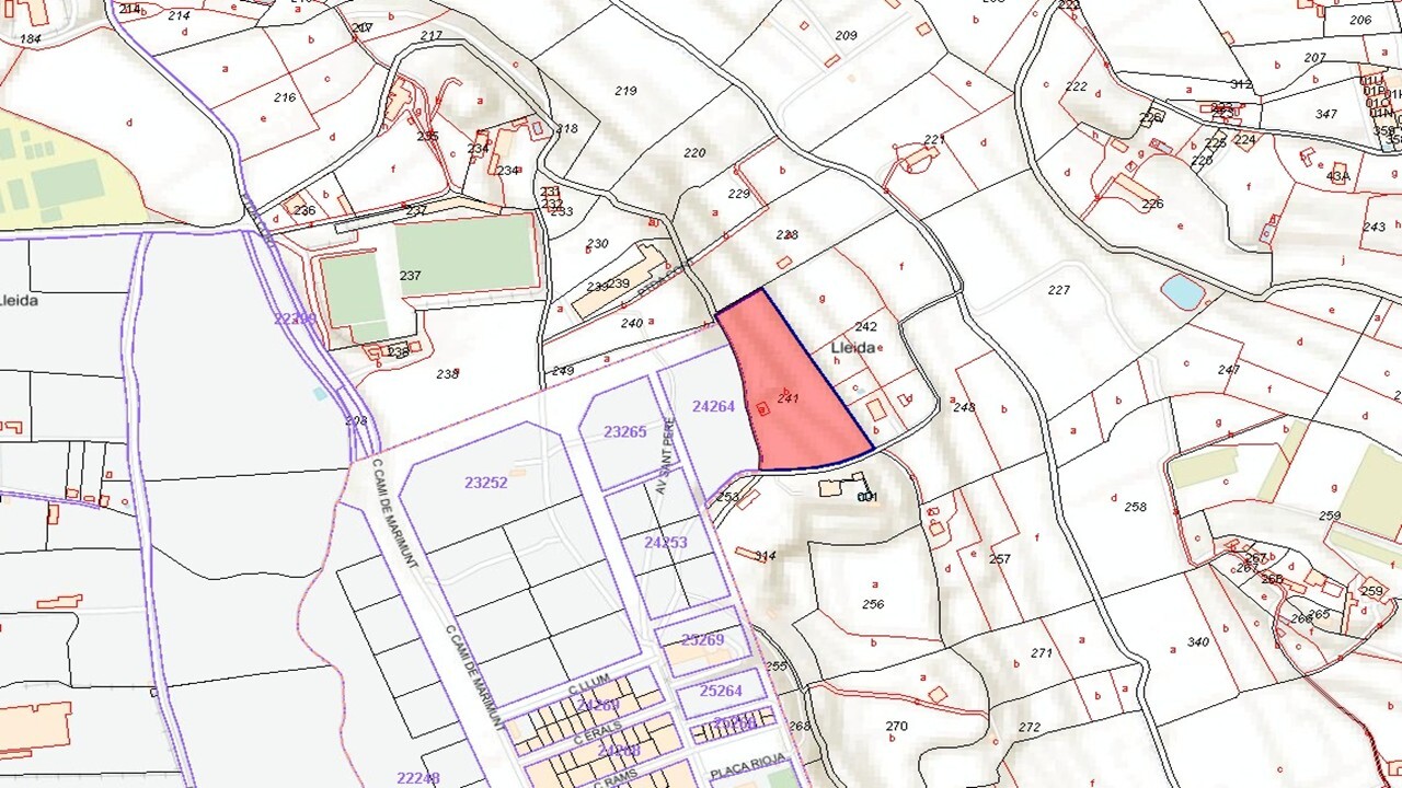 Terreno en Lleida, Lérida en venta Plano de solar- Imagen 1 de 3