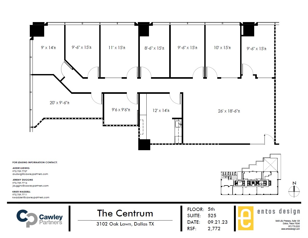 3102 Oak Lawn Ave, Dallas, TX en alquiler Plano de la planta- Imagen 1 de 1