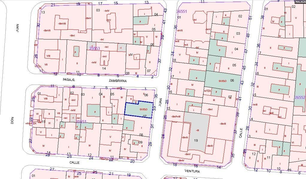 Terreno en Málaga, Málaga en venta Plano de la planta- Imagen 1 de 12