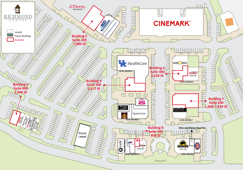 2027-2185 Barnes Mill Rd, Richmond, KY en alquiler - Plano del sitio - Imagen 2 de 12