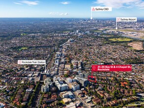 41-45 Bay St, Rockdale, NSW - Aérea  vista de mapa - Image1
