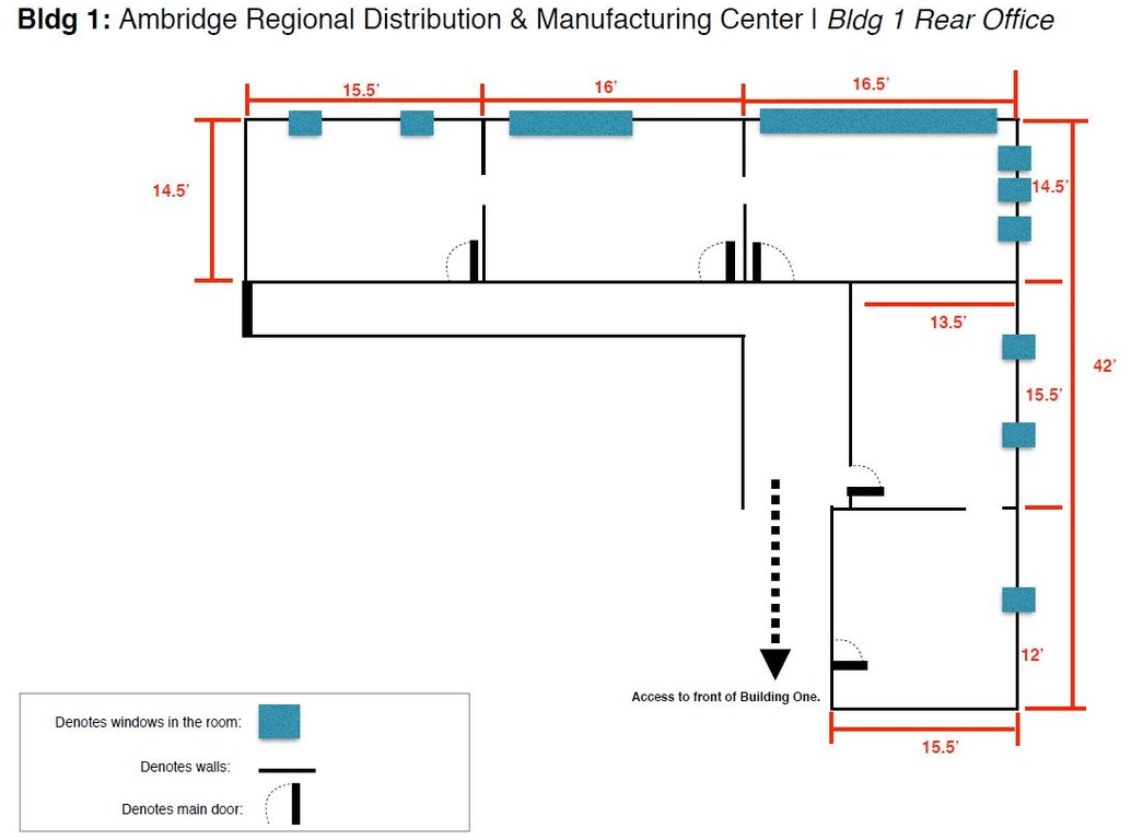 2301 Duss Ave, Ambridge, PA en alquiler Plano de la planta- Imagen 1 de 4