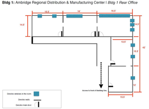 2301 Duss Ave, Ambridge, PA en alquiler Plano de la planta- Imagen 1 de 4