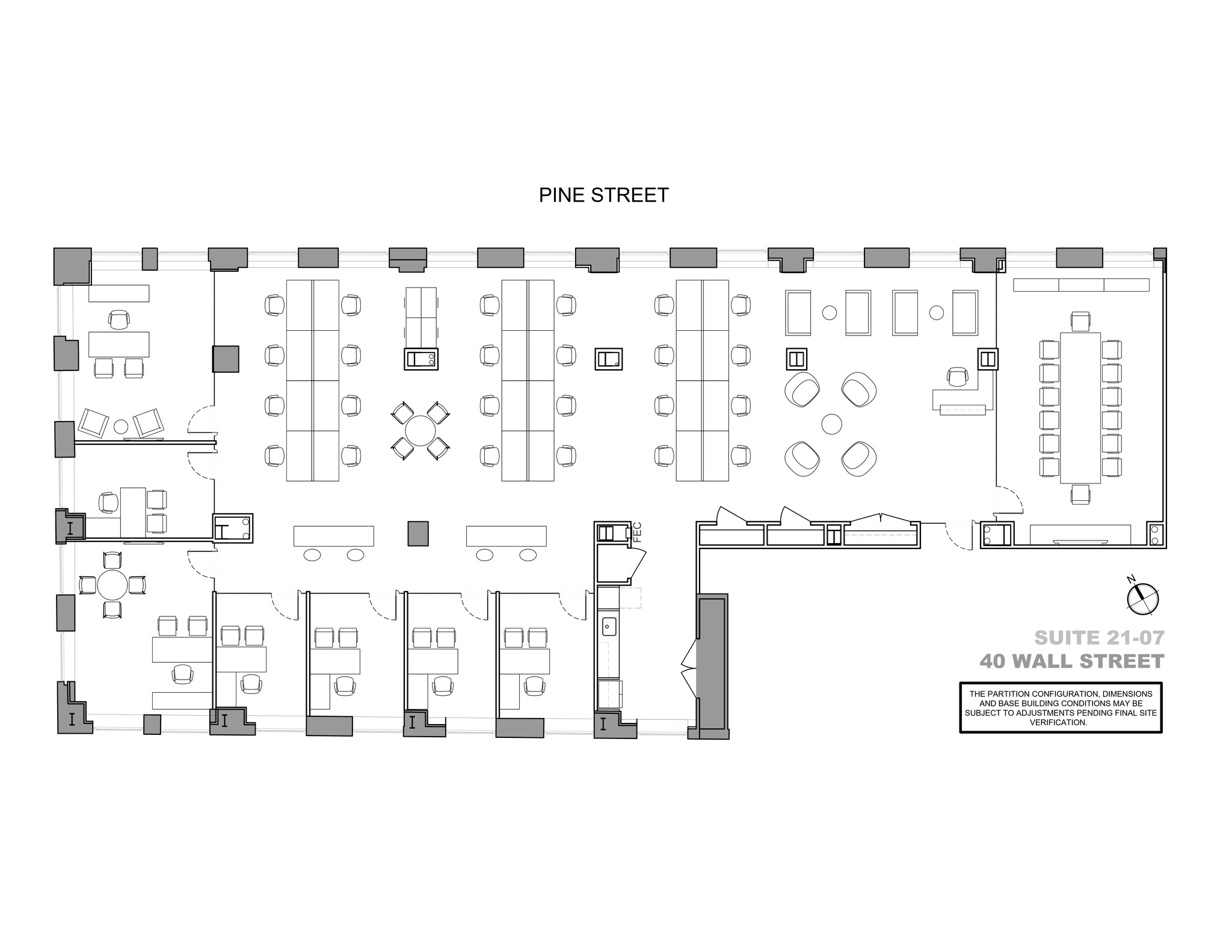 40 Wall St, New York, NY en alquiler Plano del sitio- Imagen 1 de 1