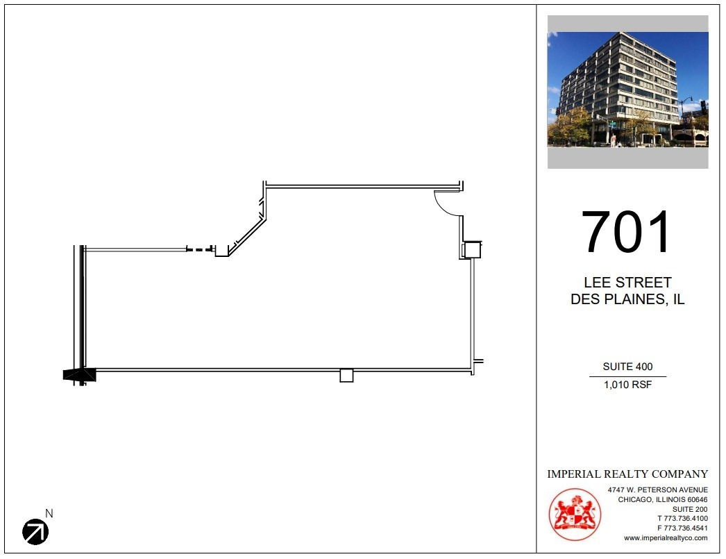 701 Lee St, Des Plaines, IL en alquiler Plano de la planta- Imagen 1 de 3