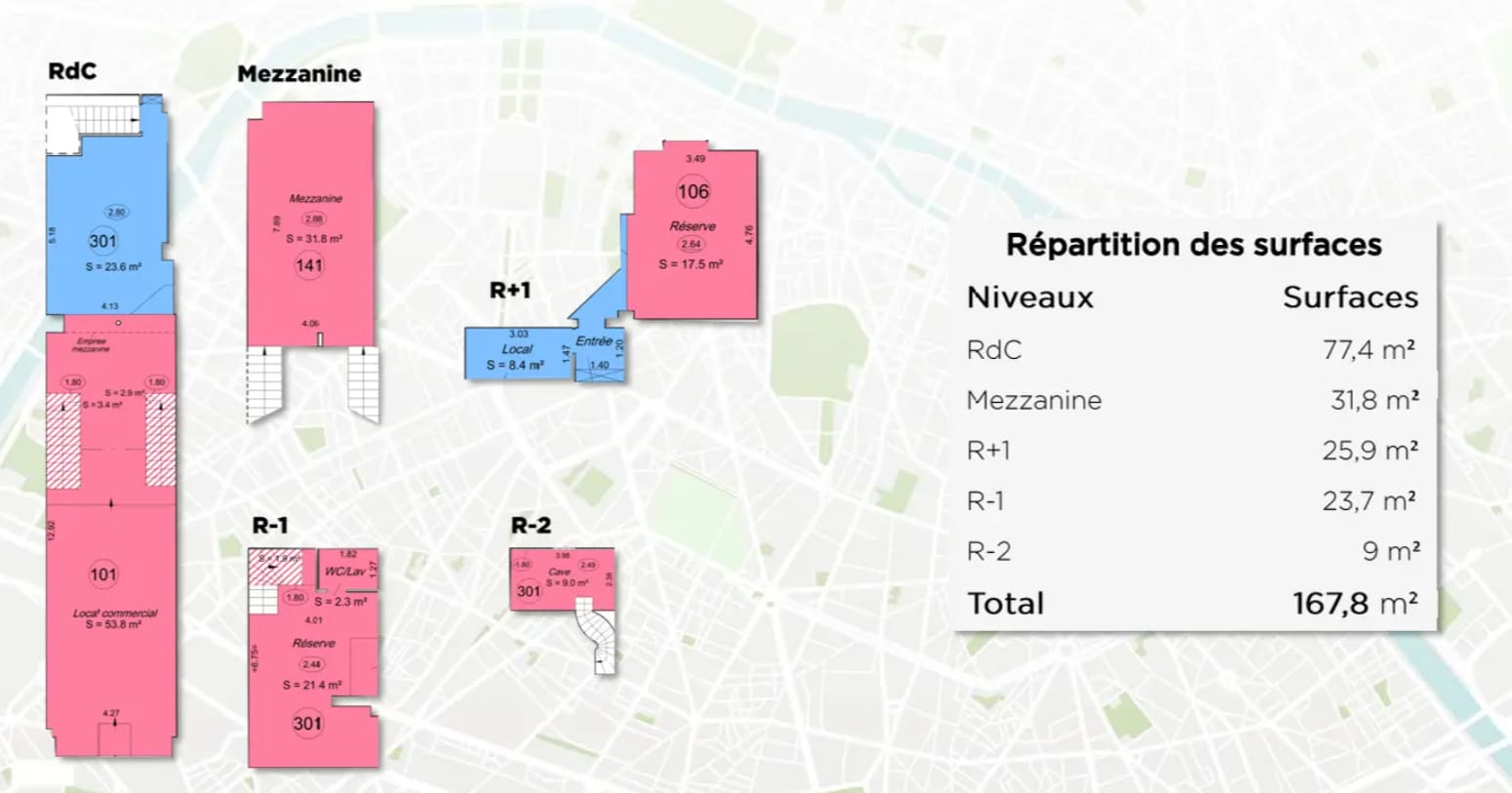 7 Avenue Des Ternes, Paris en alquiler Plano de planta tipo- Imagen 1 de 3