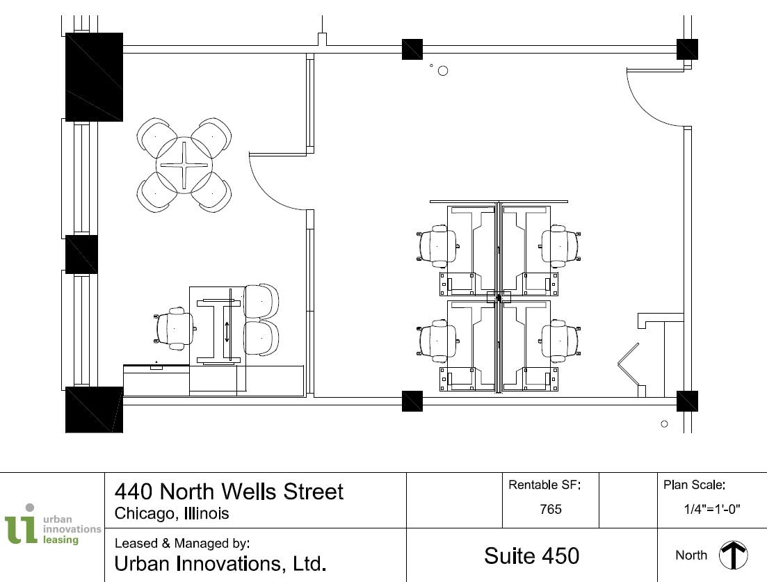 440 N Wells St, Chicago, IL en alquiler Plano de la planta- Imagen 1 de 5