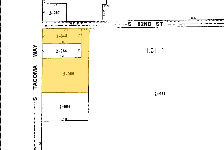 8219 South Tacoma Way, Lakewood, WA en venta - Plano de solar - Imagen 3 de 3