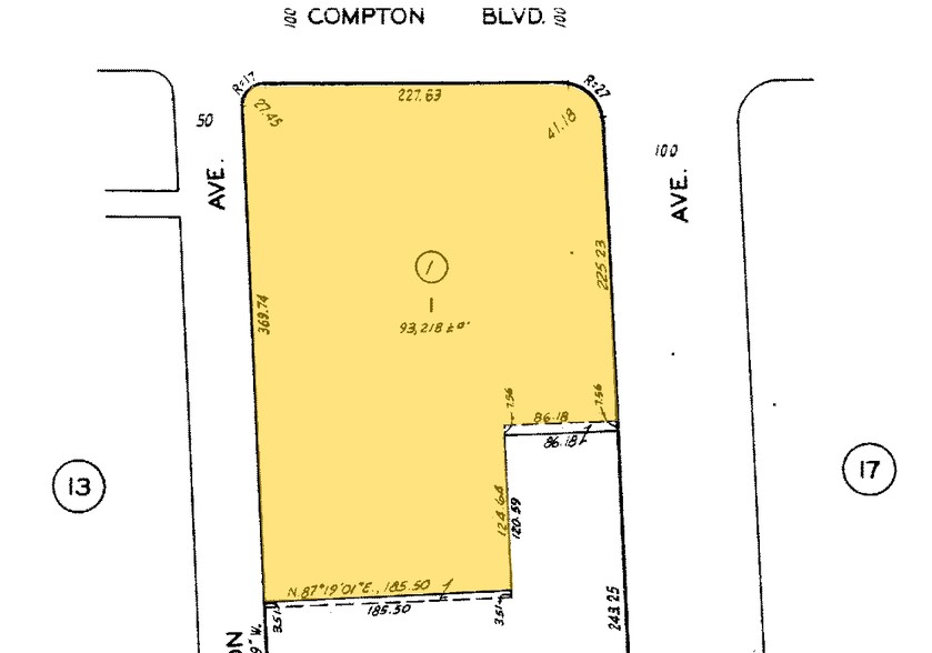 15101-15215 Atlantic Ave, Compton, CA en alquiler - Plano de solar - Imagen 2 de 6