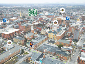 27 E King St, York, PA - VISTA AÉREA  vista de mapa