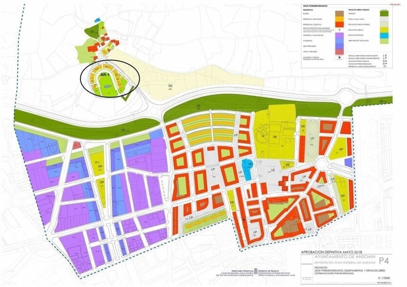 Calle Ermitapea, Ansoáin, Navarre en venta - Plano de la planta - Imagen 1 de 18