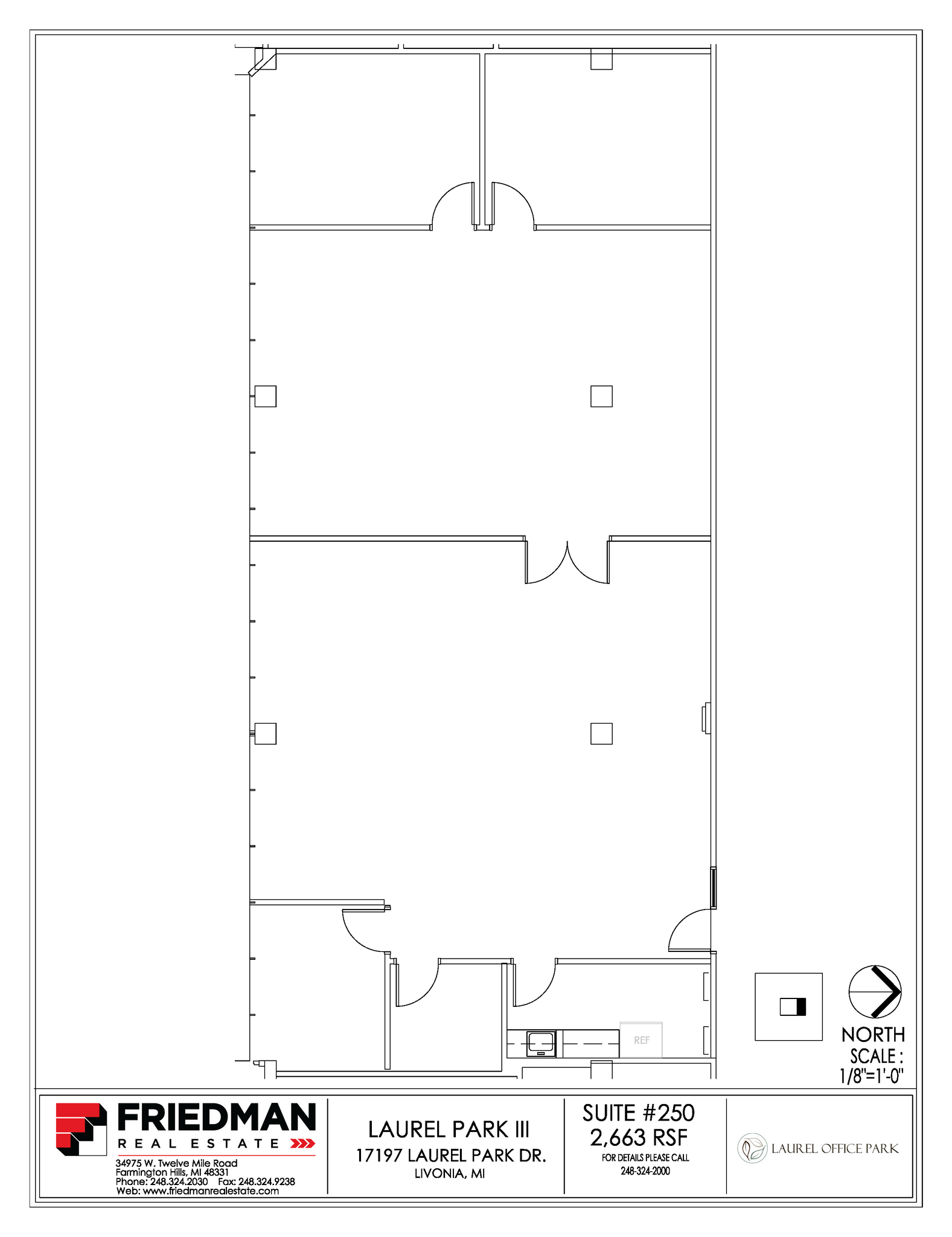 17197 N Laurel Park Dr, Livonia, MI en alquiler Plano de la planta- Imagen 1 de 2