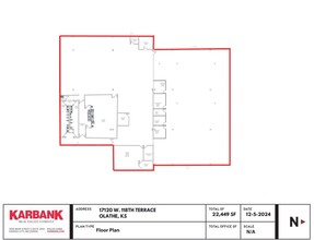 17100-17150 W 118th Ter, Olathe, KS en alquiler Plano de la planta- Imagen 1 de 1